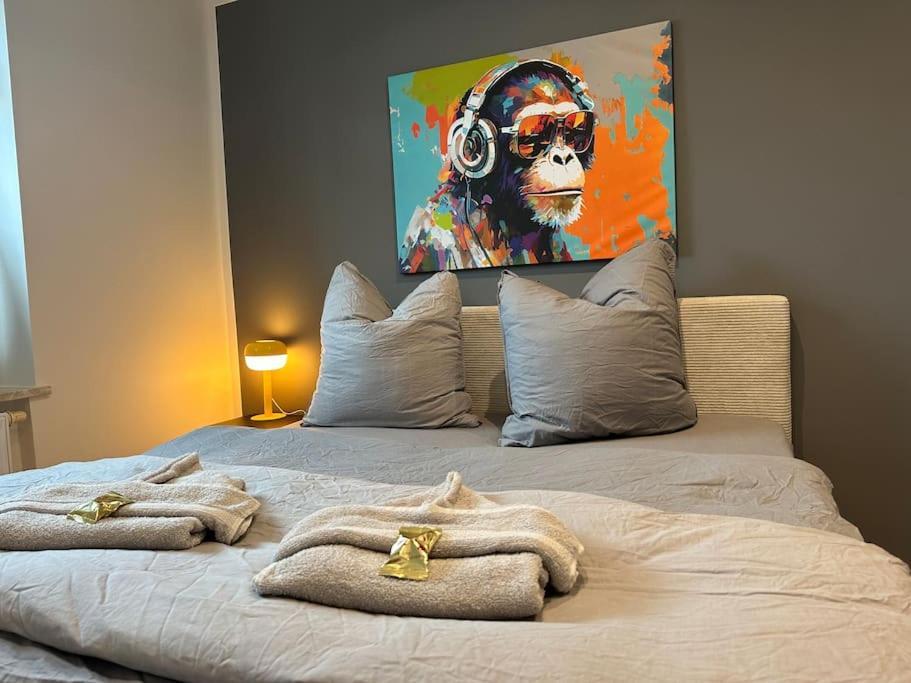 Moderne 50 Qm Unterkunft Monkey Rostock Extérieur photo