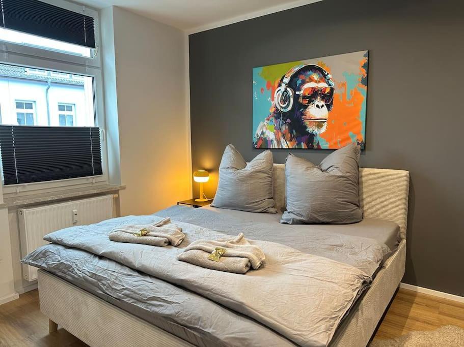 Moderne 50 Qm Unterkunft Monkey Rostock Extérieur photo